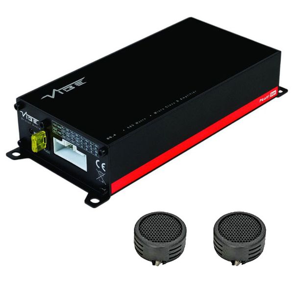 Vibe Powerbox65.4M-V7 520 Watt Micro 4 Channel Amplifier &amp; Evo Tweeters