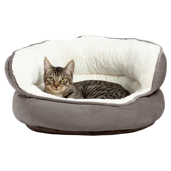 Best Friends by Sheri Throne Pet Bed Grey