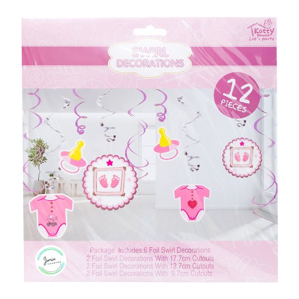 Baby Shower Swirl Decorations