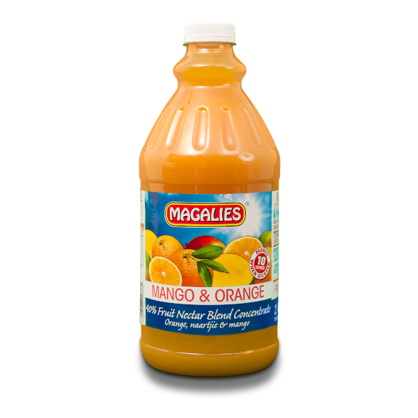 4 x 2Lt Magalies 40% Mango Orange Nectar concentrate