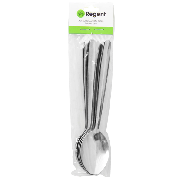 Regent-6PK Austwind Stainless Steel Dessert Spoon (Pack Of 6)