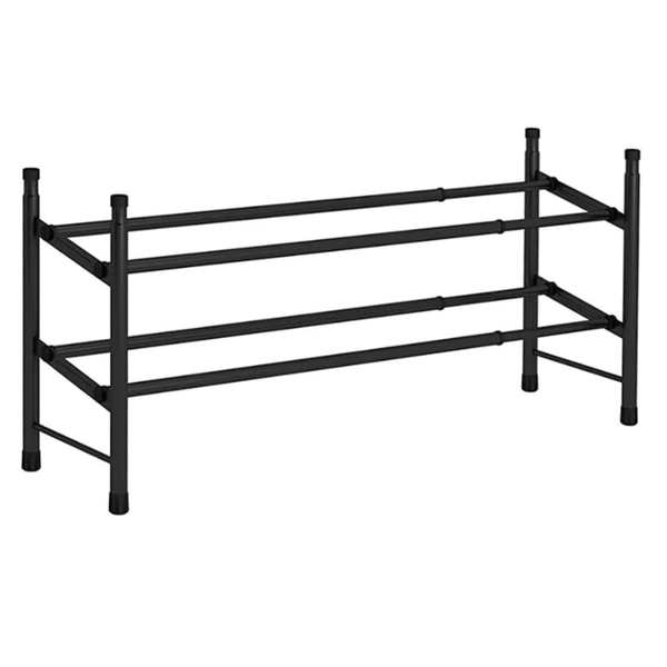 Pigna Expandable Length Shoe Rack - (2-Layered Freestanding Stackable)