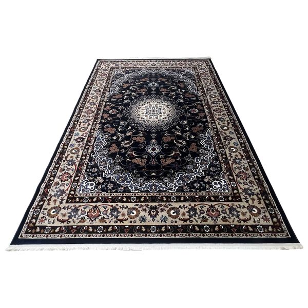 Royal Rugs Navy Beige Persian Style Area Rug image