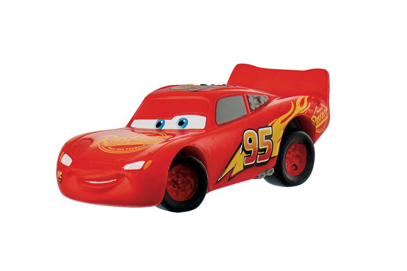 Bullyland Lightning Mcqueen Cars 3 Figurine Statue With No Wheels - 7cm