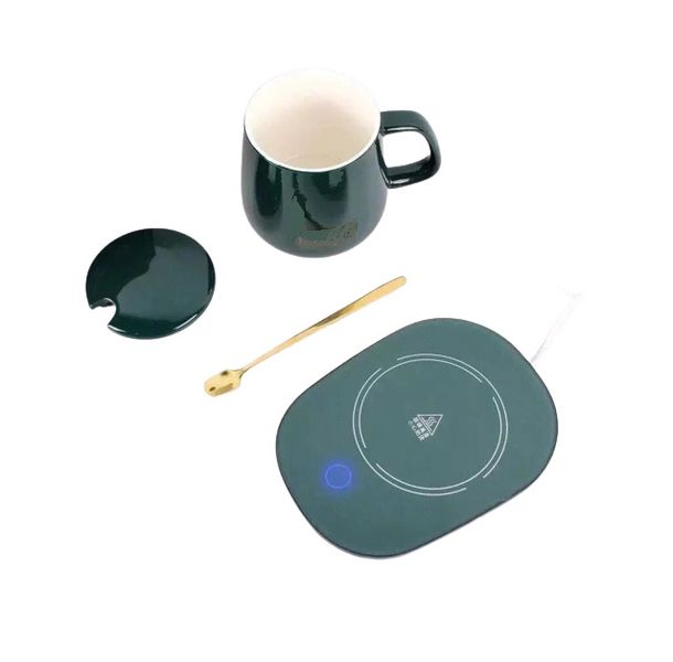 Classy Electric Smart Portable USB Coaster Cup Warmer Set