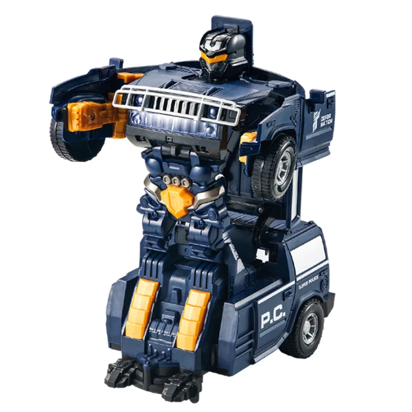 Transformers Action Figures Anime Police Deformation Vehicle Toy for Kids
