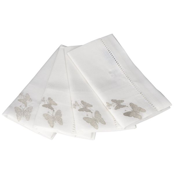 Danny Home Napkins Set 4 Piece 45.5cm - White
