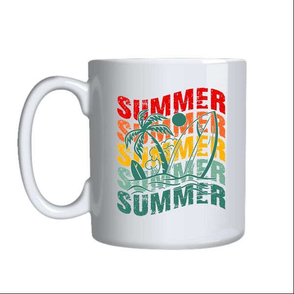 Surf Summer Coffee Mugs Trendy Surfing Lovers Graphic Birthday Present 037