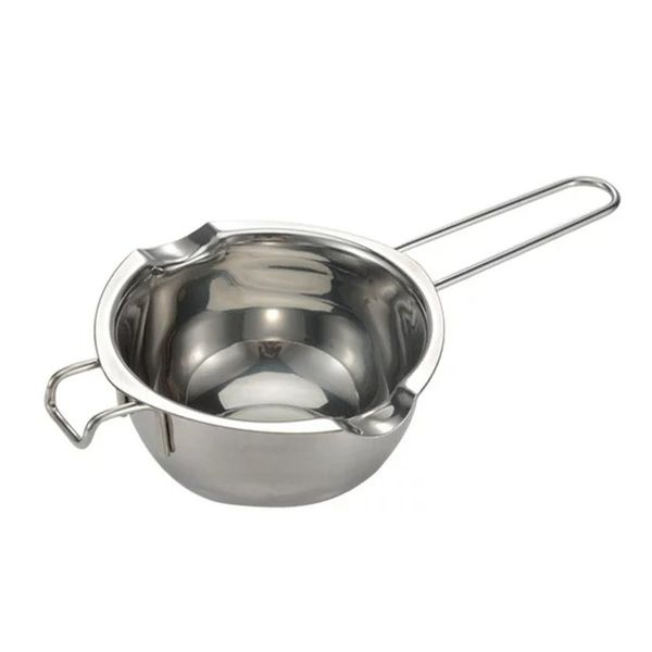 Multi-Functional Kitchen Long Handle Stainless Steel Melting Pot