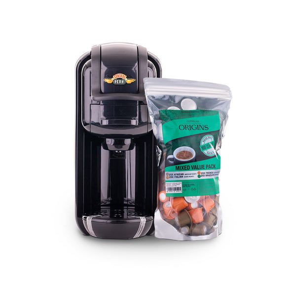 Caffeluxe FRIENDS DUO Nespresso & Dolce Gusto Compatible Machine