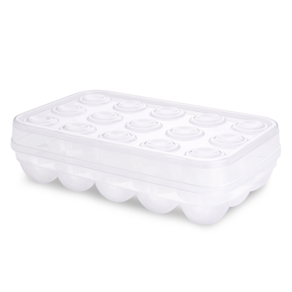 Food Grade PP Egg Storage Organiser - 15 Eggs