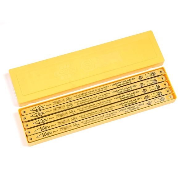 Bulk Pack x 10 Lasher Shatterproof Hacksaw Blade 24Tpi 771