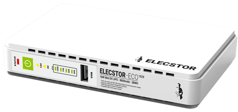 Elecstor 18W 28WH Lithium-Ion Portable Mini UPS or Power Back