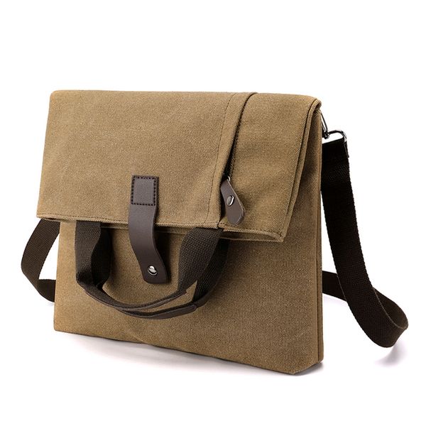 Men Multifunctional Messenger Bags-Coffee