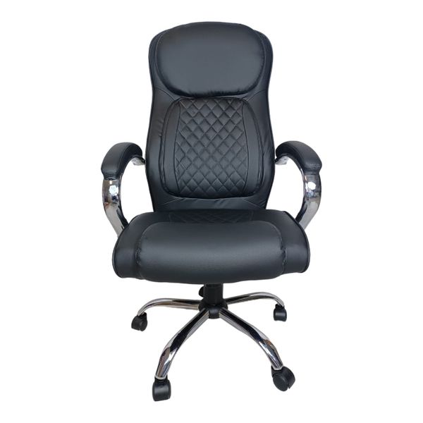 Smte - P-Kiza Leather office chair Include assemble- Black