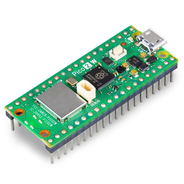 Raspberry Pi Pico 2 W with header