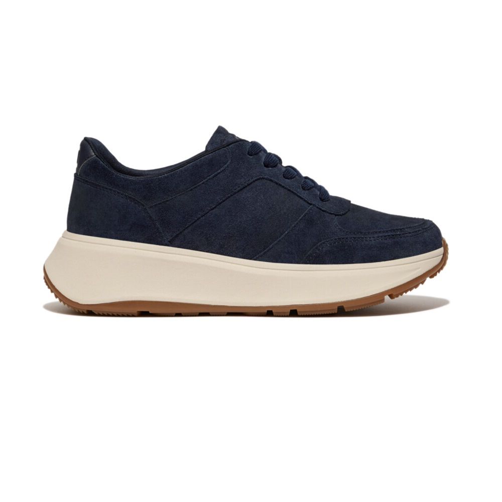 FitFlop F-Mode Suede Flatform Sneakers Midnight Navy | Shop Today. Get ...