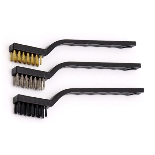 3-Piece Industrial Metal Wire Brush Cleaning Set