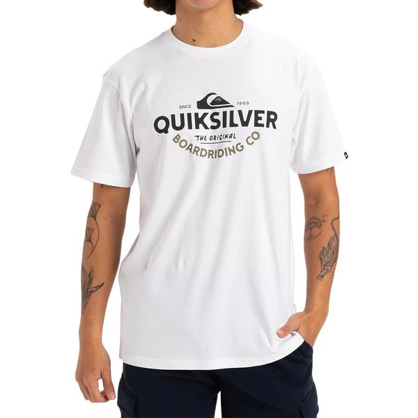 Quiksilver Typed Out Tee White image
