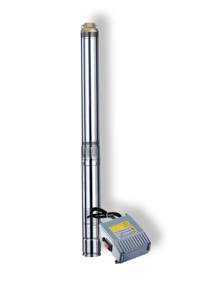 1.1KW Submersible Borehole Pump, Motor &amp; Controlbox 4 Inch (230V)