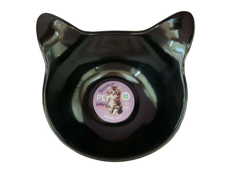 Grovida Cat Ears Shape Melamine Pet Bowl (145ml)