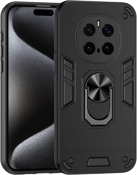 360 Ring Stand Hard Phone Case Compatible With Honor Magic 8 Lite 5G