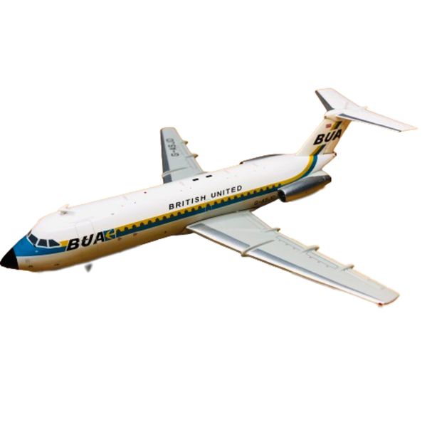 1:200 Scale British United BAC 111-201AC Metal Display Model Aircraft