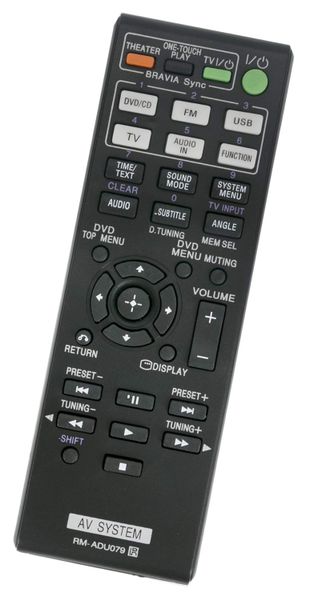 TV Remote Control RM-ADU079 For SONY DVD Home Theatre System