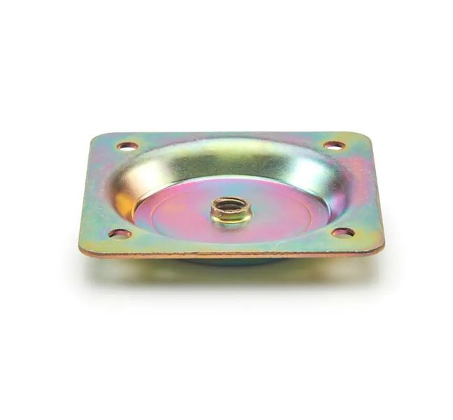 Cone Leg Plate/Bracket - Straight - M8 65MM x 65MM - 12 Pieces