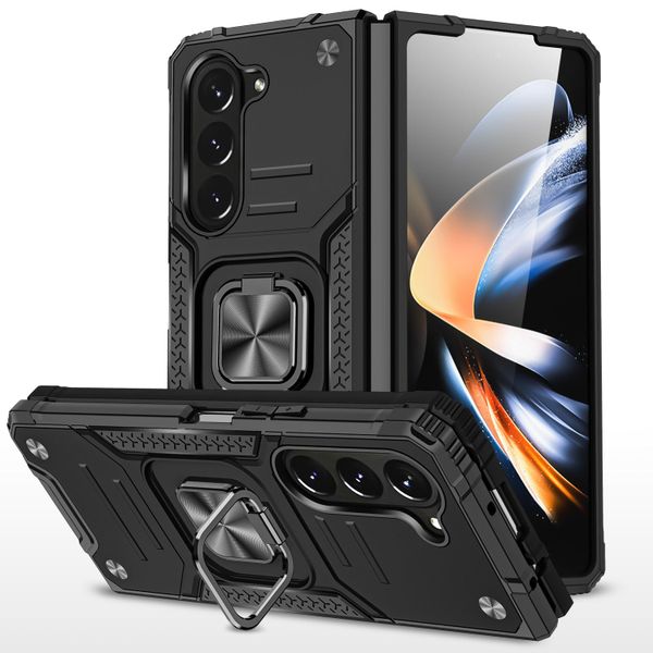 TEKRON Shockproof Kemeng Armor Kickstand Cover Compatible:Samsung Z Fold 5