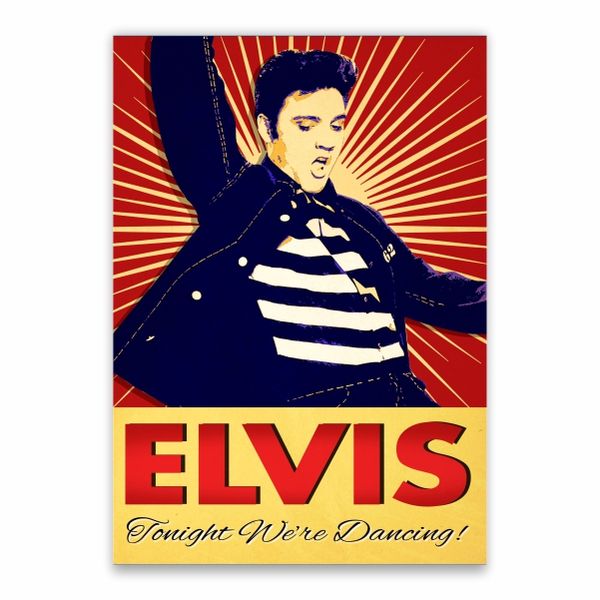 Tonight We're Dancing Elvis Poster - A1