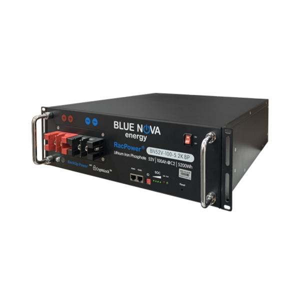 5.12kWh 100Ah 52VDC LIFePO4 Battery C/W Comms and BMS