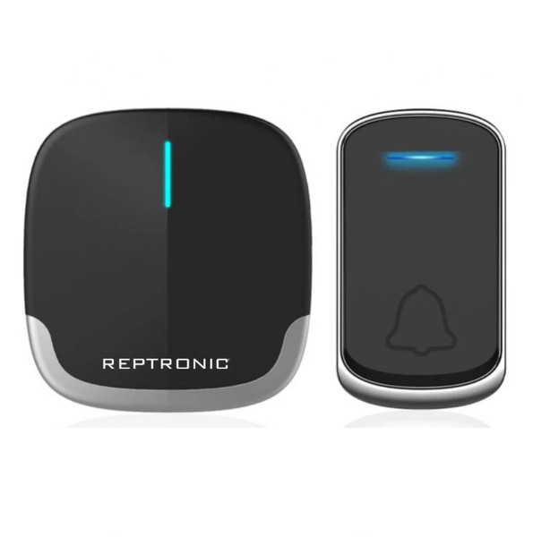 Reptronic DIY black and silver door bell: RPTDB42 - 1R1B
