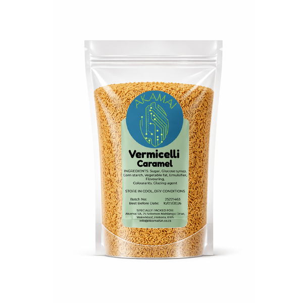 Caramel Vermicelli Cake Sprinkles - Premium Decor