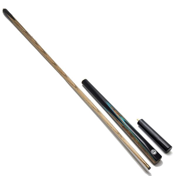 Dominator 3/4 Jointed Ash Pool Cue Sapphire Wave Ashwood Snooker Stick