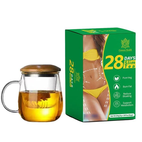 28-Day Weight Management Tea Kit with Infuser Cup | Complete Wellness Set