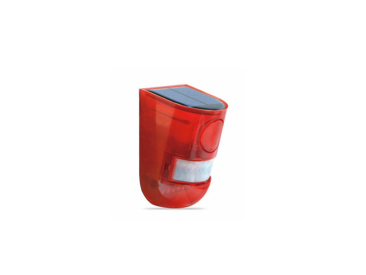 Solar Alarm Lamp Outdoor PIR Motion Sensor