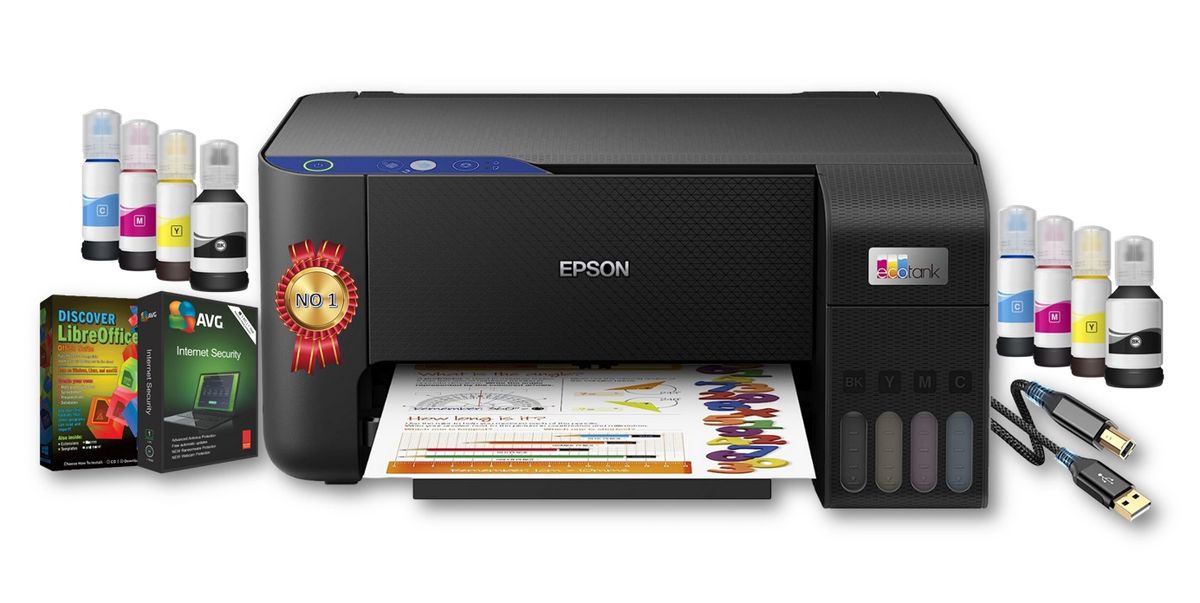 Epson EcoTank L3211 Copy,Print,Scan Multi-function Inkjet Printing ...