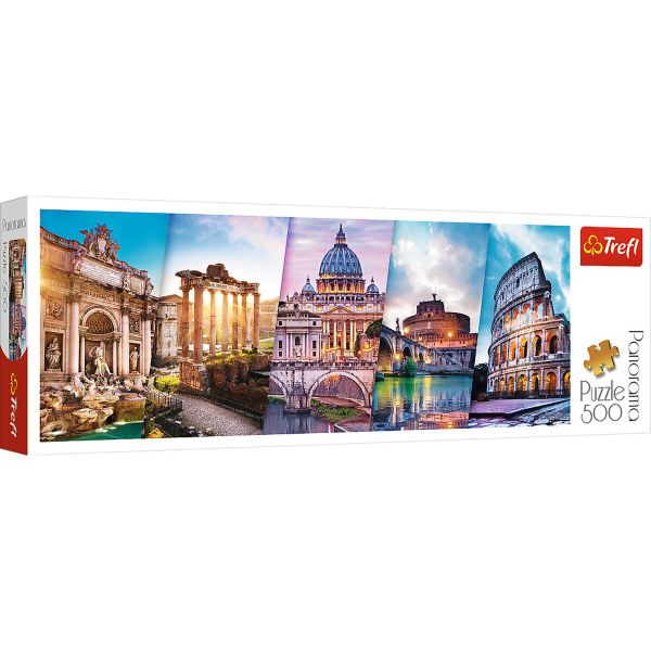 Trefl Panorama - Traveling to Italy / Fotolia - 500 Piece