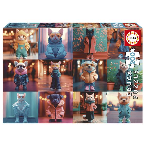 Educa Fashion Animals Puzzle 1x200 Piece