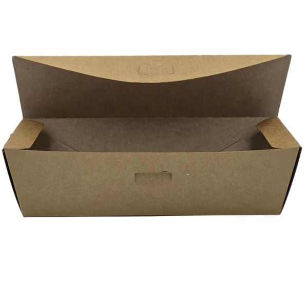 Kraft Hotdog Boxes - Ideal for Street Food &amp; Events - 25 Pack