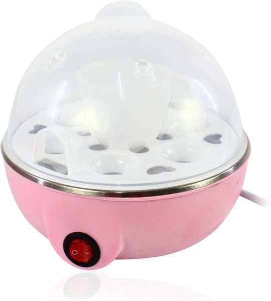 Arole 7-Egg Egg Boiler &amp; Poacher with Multi-Function Steaming Tray