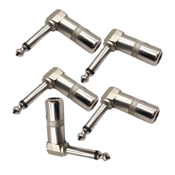 Right Angle Mono Audio Adapter Heavy Duty Connector for Audio Devices