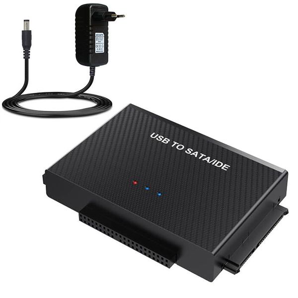 Hard Drive Reader USB 3.1 to SATA / IDE Adapter with 12V/2A Power Adapter