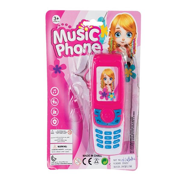 Kids Toys - Musical Instrument - Cellphone - BPA Free Plastic - 6 Pack