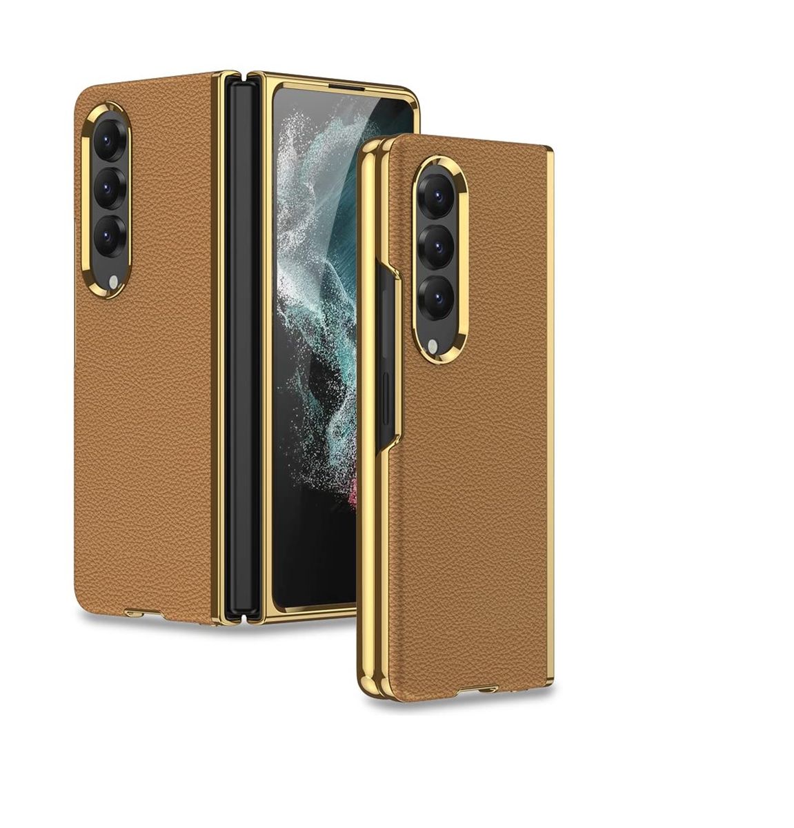 Stylish Back Cover with Gold Boarder for Samsung Galaxy Z Fold 5 Shop Today. Get it Tomorrow