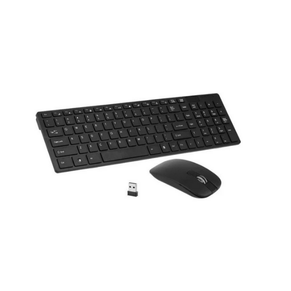 2.4G Portable Wireless Keyboard and Mouse set - Black