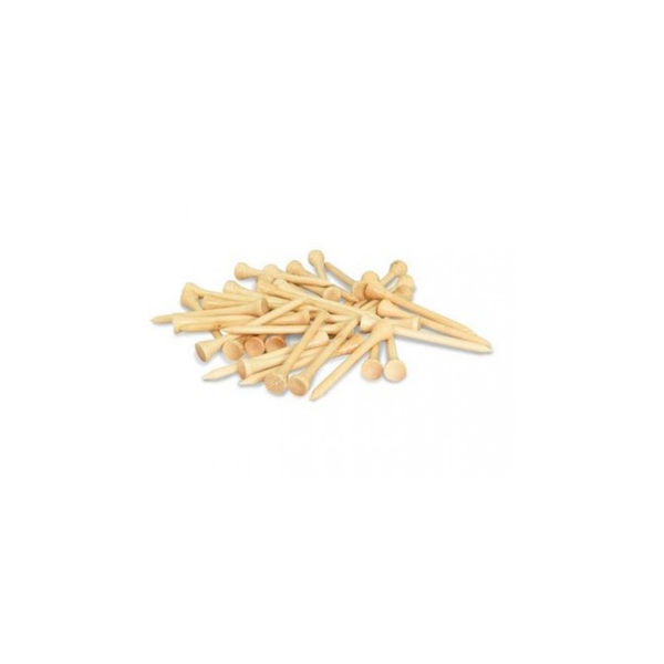 Inesis Golf Tees x100 Bamboo 70 mm