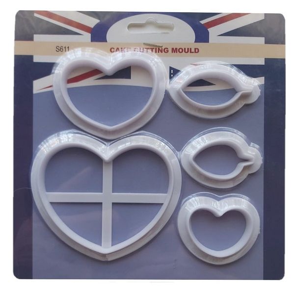 Fondant Cutter Lily Flower set
