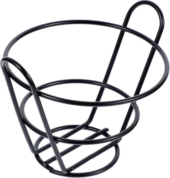 Black Iron American-style Fried Food Basket Home Kitchen